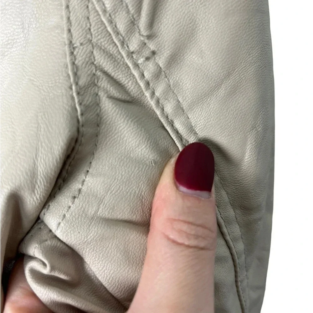 Jack • Moto Faux Leather Asymmetrical Zip Jacket - Picture 6 of 8